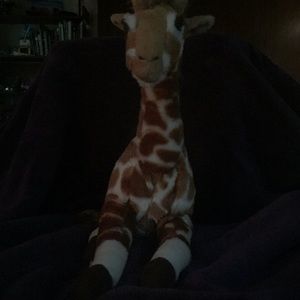 Cute fluffy giraffe 12 inches tall